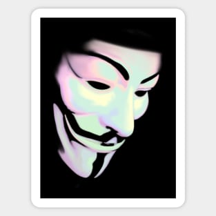 V for Vendetta Guy Fawkes Mask Sticker